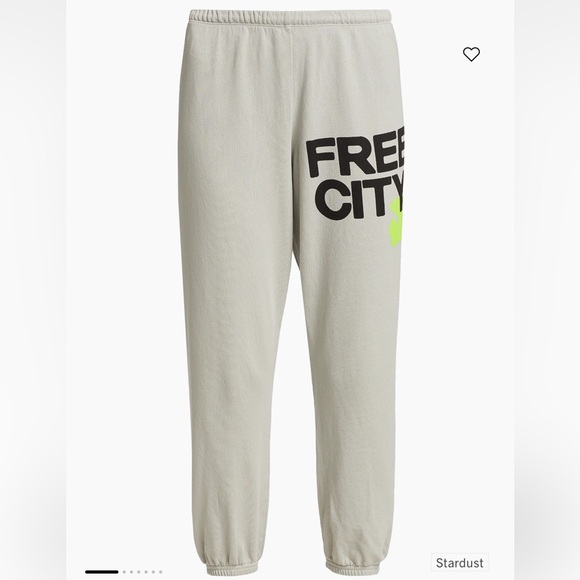 Free City Logo Cotton Sweatpants - Picture 2 of 9